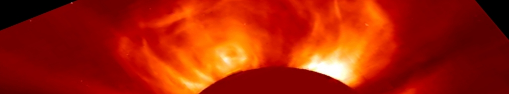 NASA SOHO photo of CME